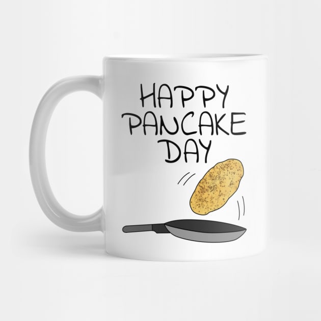 Happy Pancake Day Shrove Tuesday by doodlerob